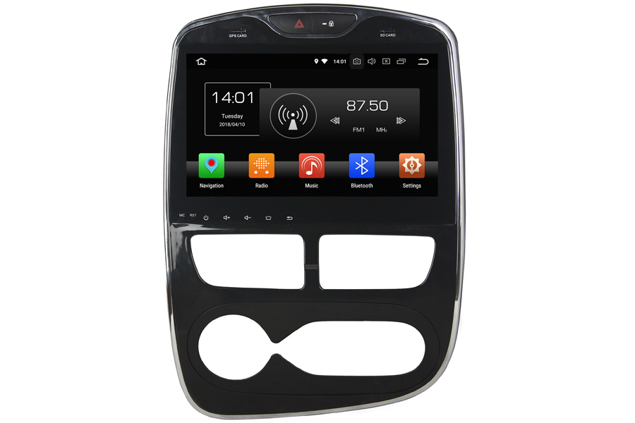 Renault Clio 2016 Autoradio GPS Aftermarket Android Head Unit Navigation Car Stereo (Free Backup Camera)
