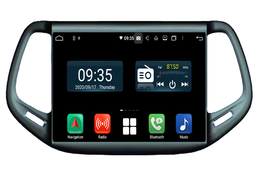 Jeep Compass 2016-2017 Android Navigation Head Unit (Free Backup Camera)