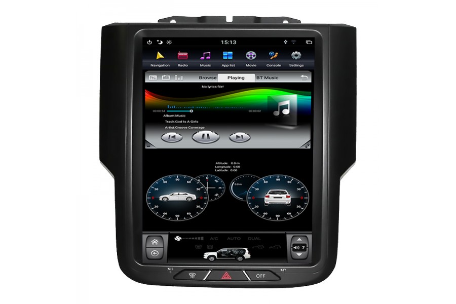 Dodge Ram 2011-2018 Tesla style 10.4 inch Android Car DVD Player 