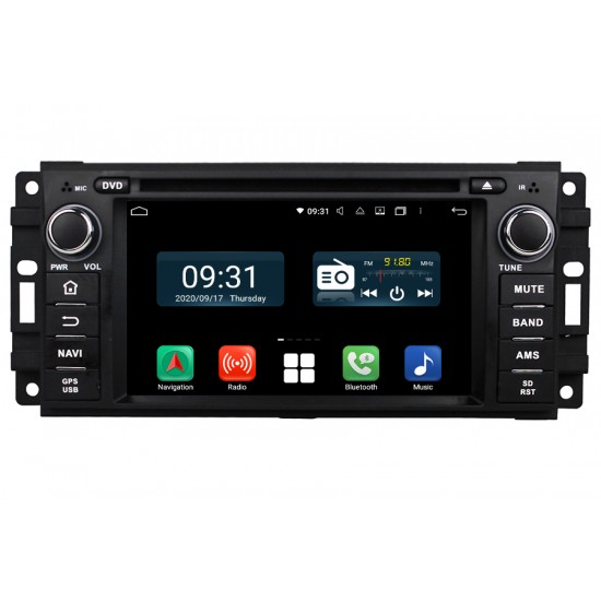 Jeep Series 2007-2014 Autoradio GPS Aftermarket Android Head Unit Navigation Car Stereo (Free Backup Camera)