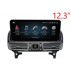 Mercedes-Benz GLE(W166)/GLS(X166) Radio Upgrade with 12.3 screen (Free Backup Camera)